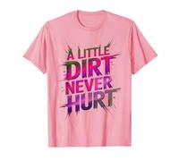 Little Dirt Never Hurt Girls Mud Run Mom Kids Mudder Buddies Camiseta