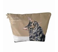 Little Dog Laughed Cats Discuss The Menu LDWB03 - Neceser con cremallera, multicolor