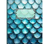 LITTLE DRAGON Kirin Horse Reptile *COMPOSITION NOTEBOOK JOURNAL DIARY ART SKETCH BOOK Draco Serpent Dinosaur Naga Coatl Qilin Jewel Stone Stained Teal ... OFFICE SUPPLY*Homeschool University