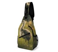 Little Duck in The Field - Mochila cruzada para el pecho, estilo informal, para viajes, senderismo, para mujeres y hombres