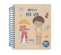 Little Dutch 125407 Libro de pegatinas Dress Me Up Jim & Friends