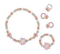 Little Dutch 126220 Set de joyería de madera Flor - Jardín de hadas