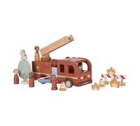 Little Dutch 2536 Escalera giratoria de madera para coche, color rojo