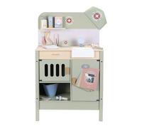 Little Dutch 2546 Práctica veterinaria infantil de madera, incluye accesorios - Mint