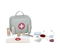 Little Dutch 2547 Maleta médica de madera para doctor, juego - verde
