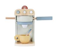 Little Dutch 7081 FSC - Cafetera de madera con accesorios, color menta