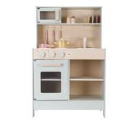 Little Dutch 7088 FSC - Cocina infantil (madera), incluye accesorios, color menta