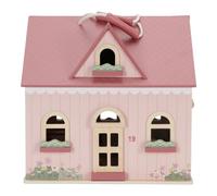 Little Dutch 7116 FSC casa de muñecas de madera portátil rosa