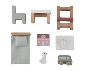 Little Dutch 7119 FSC - Juego de 8 piezas para casa de muñecas (madera, para habitación infantil)