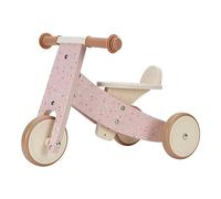 Little Dutch 7123 FSC - Triciclo de madera, diseño de flores, color rosa