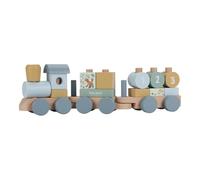 Little Dutch 7254 FSC - Tren de madera con forma de enchufe, color azul