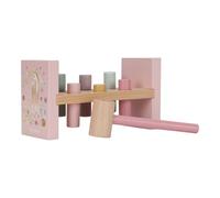 Little Dutch 7346 Banco de martillo de madera FSC - Fairy Garden rosa