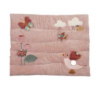 Little Dutch 8708 Flowers & Butterflies - Alfombra para parque infantil (80 x 100 cm), diseño de flores y mariposas, color rosa, Small Single
