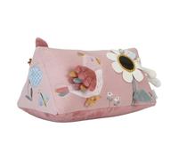 Little Dutch 8723 - Tela con diseño de triángulo, diseño de flores y mariposas, color rosa