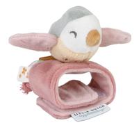 Little Dutch 8724 - Sonajero de muñeca, diseño de flores y mariposas, color rosa