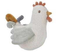 Little Dutch 8803 Little Farm - Figura de gallina de peluche, color blanco