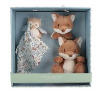 Little Dutch 8915 Forest Friends - Set de regalo (3 piezas, manta de seguridad, peluche)