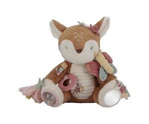 Little Dutch 9018 Juguete de peluche de actividad, jardín de hadas con ciervo (25 cm)