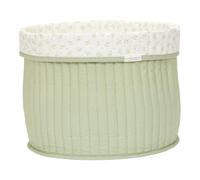 Little Dutch Blueberry Leaves - Cesto para cambiador, redondo, grande, reversible, color verde