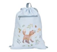 Little Dutch 4915 Forest Friends - Bolsa de deporte infantil (38 x 29 cm), color azul, Forest Friends Azul, 38x29 cm