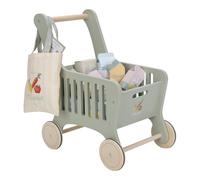 Little Dutch Carro de la compra de madera 2509 con accesorios - Mint