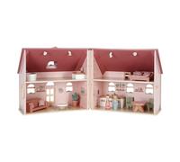 Little Dutch 7116 FSC casa de muñecas de madera portátil rosa