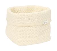 Little Dutch Cesta para cambiar pañales, cesta organizadora para cambiar pañales, tejido pequeño, blanco suave, color blanco