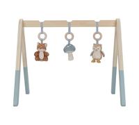 Little Dutch 8910 Trapecio de madera para bebé con colgantes de tela, Forest Friends