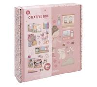 Little Dutch Juego de manualidades XL - para niñas a partir de 3 años - Pegatinas creativas - Caja creativa - Rosa & Friends