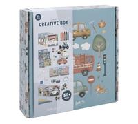 Little Dutch Juego de manualidades XL - para niños a partir de 3 años - Pegatinas creativas - Jim's Creative Box - Jim & Friends
