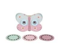 Little Dutch Lector de imágenes de diapositivas para niños pequeños - Narrador de historias de madera - para niñas a partir de 3 años - Mariposa - Jardín de hadas