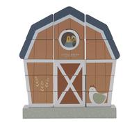 Little Dutch Little Farm 7144 - Juego apilable de madera, diseño de granja