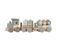 Little Dutch Little Farm 7154 - Tractor de madera con forma de tractor, color verde