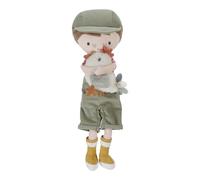 Little Dutch 4563 Muñeco de peluche Bauer Jim con pollo (35 cm)