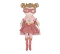 Little Dutch Muñeca de Tela Suave - Muñeca Diferentes Diseños - para niñas a Partir de 12 Meses - para Abrazar y Acompañar (Superheroína Rosa)