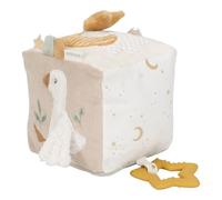 Little Dutch Newborn Naturals - Cubo de tela, diseño de ganso, color blanco y beige