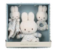 Little Dutch nijntje Miffy x - Set de regalo de 3 piezas (peluche, mantillo, agarradera) para nacimiento de bebé, niño, conejo Miffy - Lucky Leaves