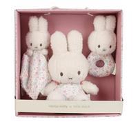 Little Dutch nijntje Miffy X - Set de regalo de 3 piezas (peluche, mantillo, mantillo, juguete) para nacimiento de bebé, niña, conejo Miffy - Lucky Blossom