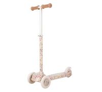 Little Dutch Patinete para niños - Patinete estable - Altura regulable - Patinete deportivo infantil - Patinete con 3 ruedas - para niñas de 3 - 5 años - hasta 50 kg - Sunny Flower - Blanco