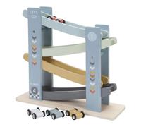 Little Dutch 7037 FSC madera pista de bolas coche pista de carreras - azul