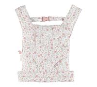Little Dutch Portabebés para muñecas, porteadores para bebés o peluches con tirantes y bandas ajustables - Flores suaves rosa