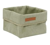Little Dutch TE30430111 Pure - Cesta para cambiar pañales (15 x 15 x 15 cm), color verde