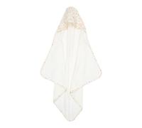 Little Dutch Toalla con capucha para bebé y niños, toalla con capucha, de rizo (100 x 100 cm), diseño de hadas, color blanco y rosa
