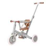 Triciclo Infantil 4 en 1 Little Dutch con barra verde