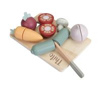 Little Dutch Verduras de madera para cortar – personalización opcional – Impresión