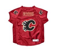 Little Earth 520156-FLMS-BIG-1: Camiseta elástica para Mascotas Grandes, Calgary Flames