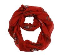 Little Earth Productions Littlearth NFL Sheer Infinity Scarf Bufanda Infinita Transparente, Color del Equipo, Talla única Mujeres