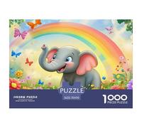 Little Elefante 1000 Piece Jigsaw Puzzle For Adults Challenging Game Stress Relief Puzzle Exercise The Memory of The Brain for The Whole Family, Gifts for Women, Gifts for Men 70x50cm/1000pcs