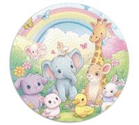 Little Elephant 1000 Piece Jigsaw Puzzle For Adults Educational Games Stress Relief Puzzle Exercise The Memory of The Brain for Adults and Kids, Age 12 Years Up 1000pcs (67.5x67.5cm)