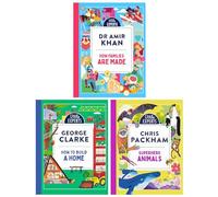 Little Experts Series 3 Books Collection Set (How to Build a Home, Superhero Animals & How Families Are Made)